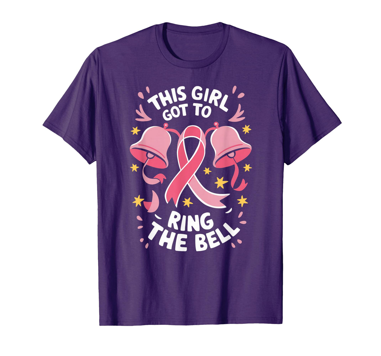 Pink Breast Cancer Survivor This Girl Got to Ring the Bell T-Shirt