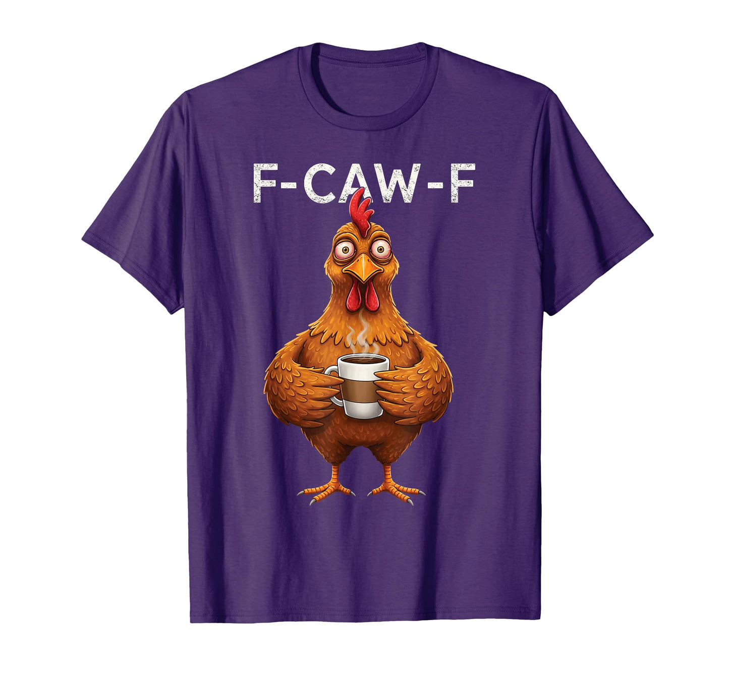 F-Caw-F Black Crow Funny Black Bird Moon Gothic Adult Humor T-Shirt