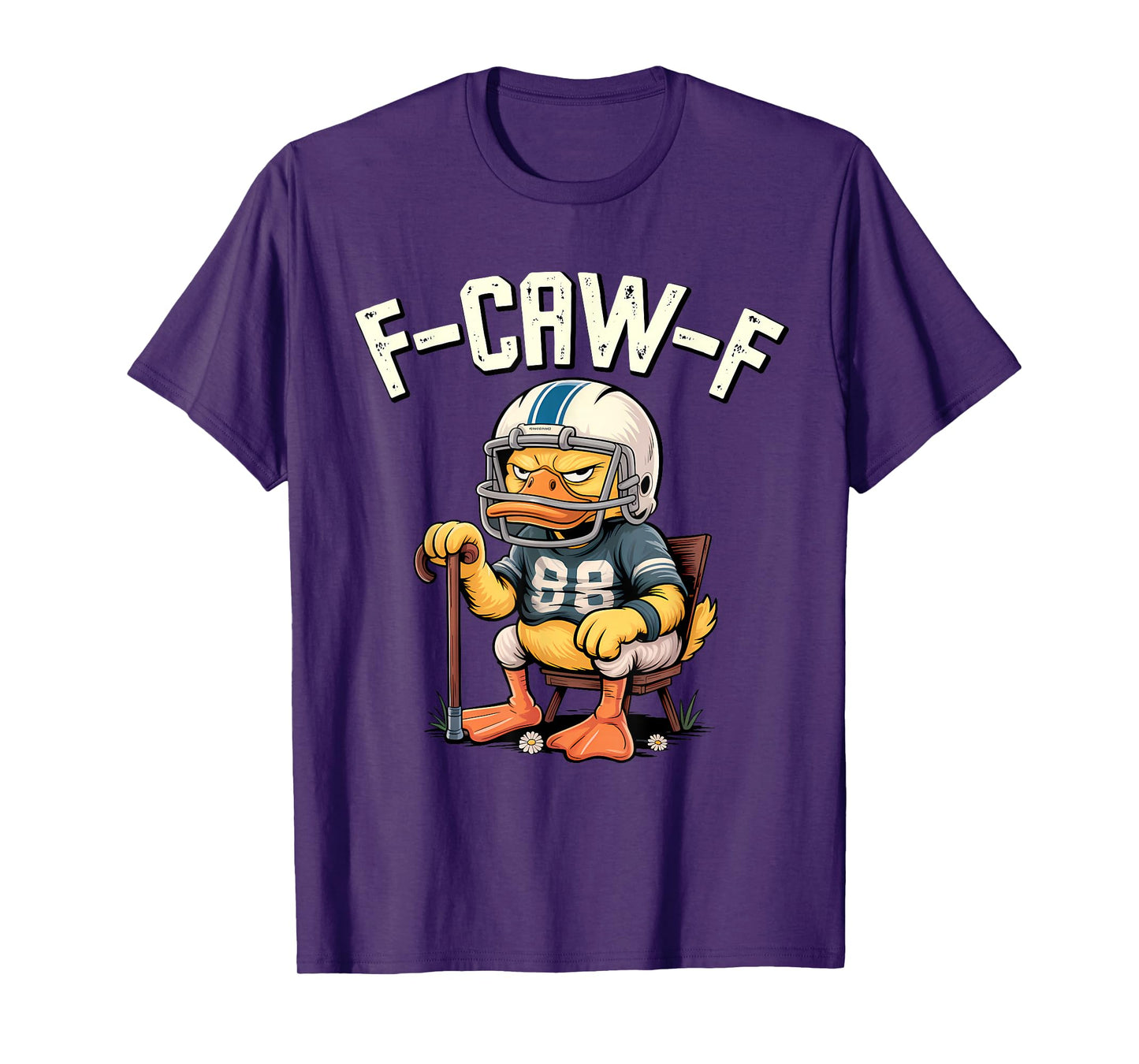 F-CAW-F Football Meme – Funny Duck Grumpy Fan T-Shirt
