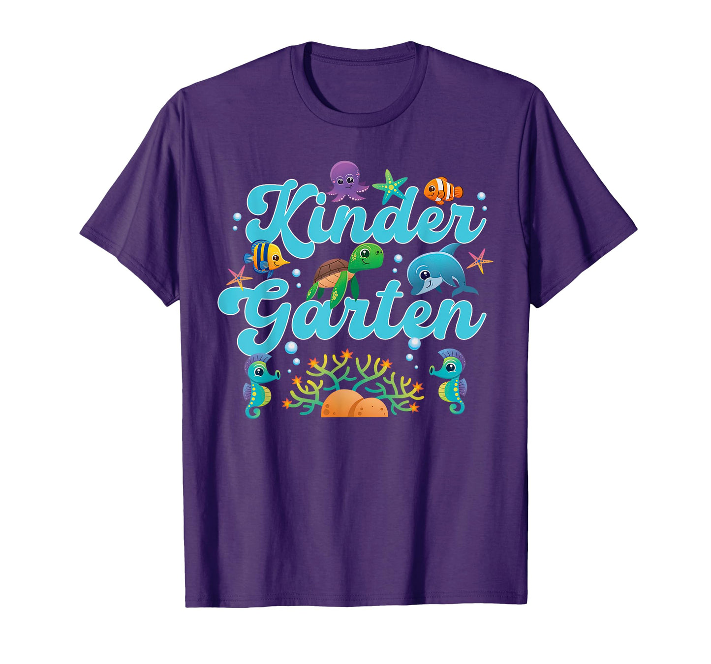Kindergarten Teacher Sea Life Ocean Animal Lover Teach T-Shirt
