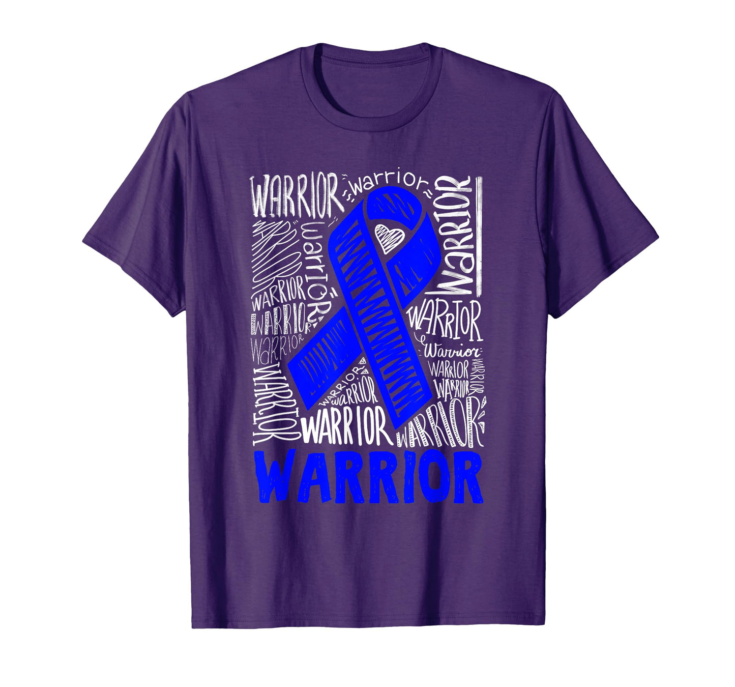 Colon Cancer Survivor Chemo Warrior Awareness Support Gift T-Shirt