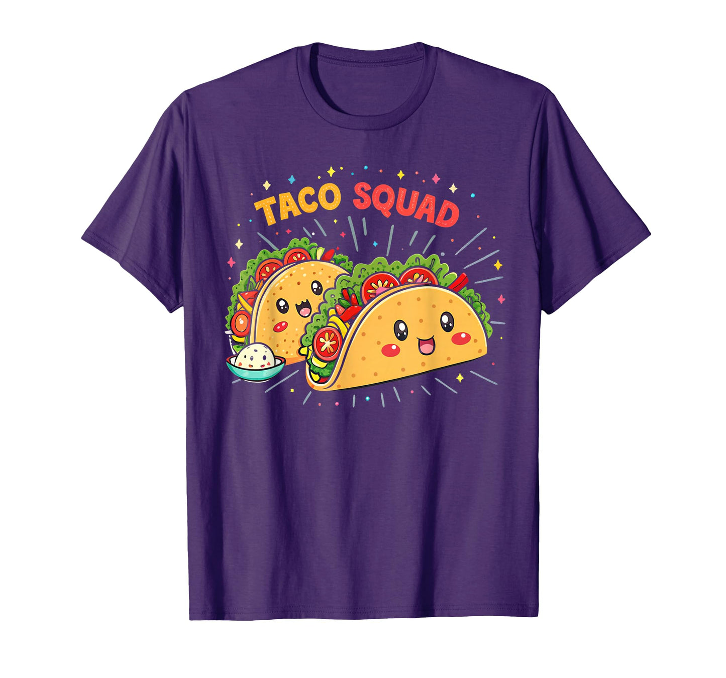 Funny Taco Squad Cute Mexican Food Lover Tee T-Shirt