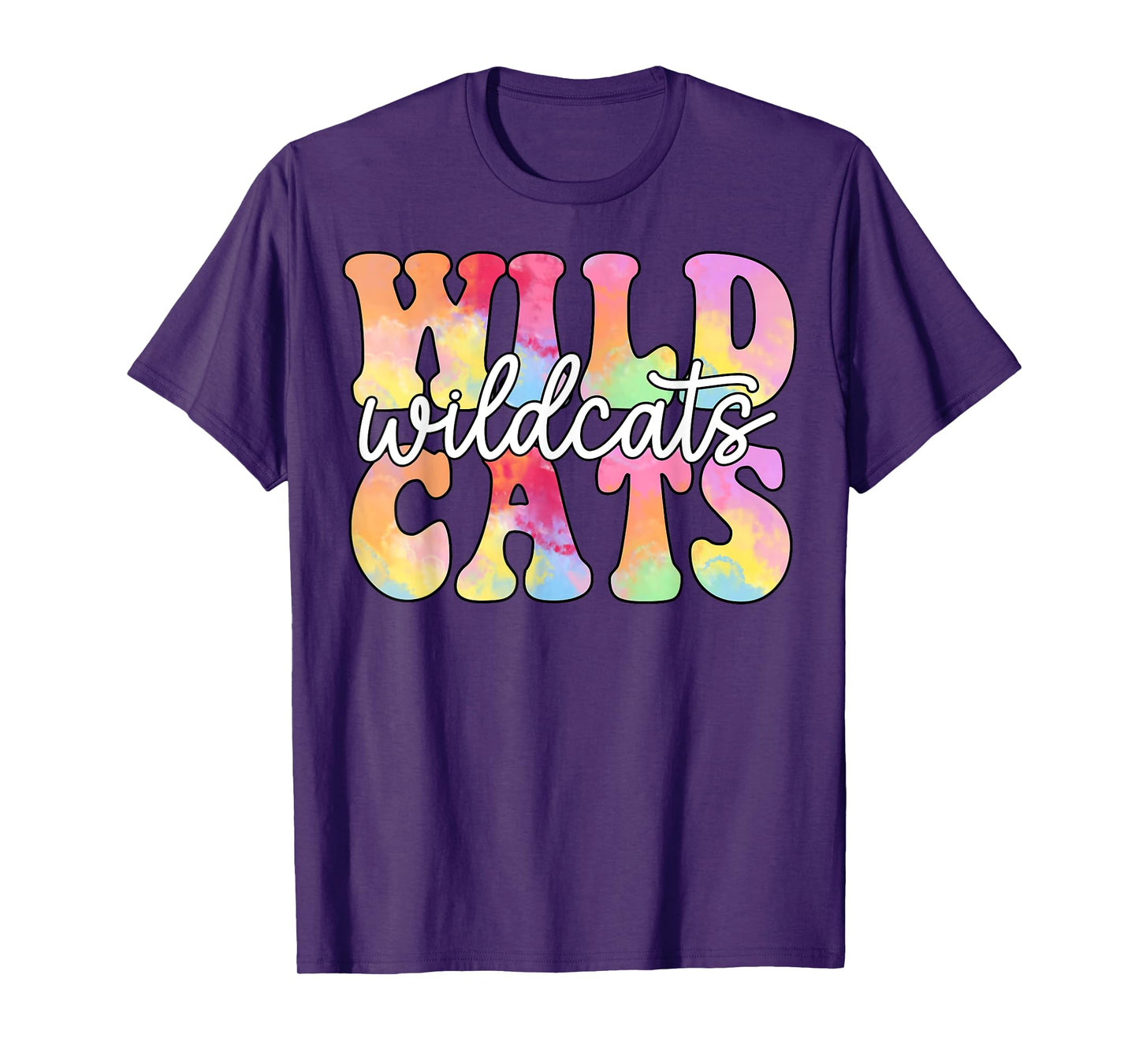 Wildcats School Tie-Dye T-Shirt