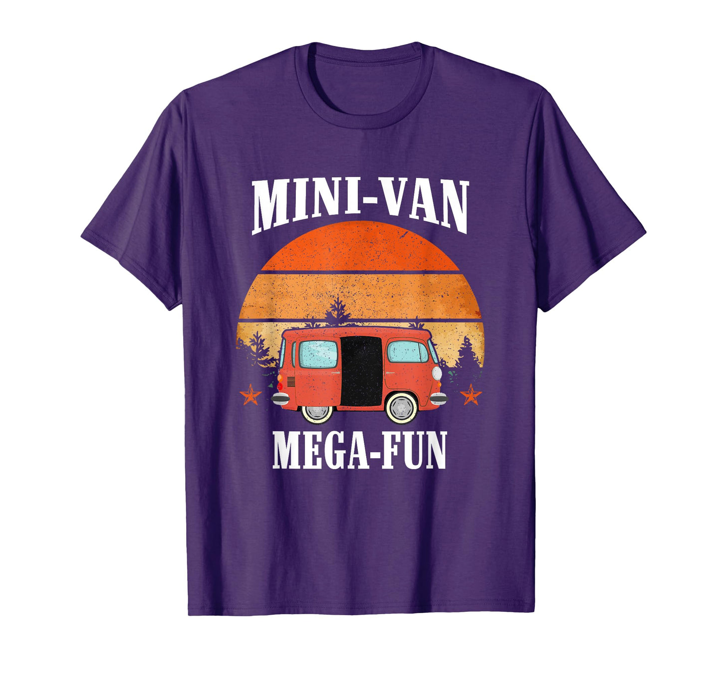 Mini Van Mega Fun Travel Outdoor Driving T-Shirt