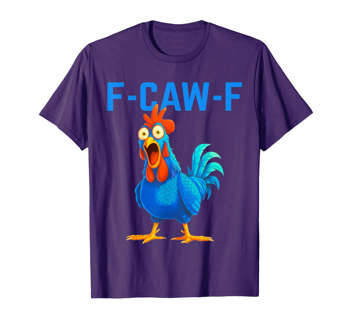 Funny F-Caw-F Chicken Shirts, FCAWF Chicken Vintage Retro T-Shirt