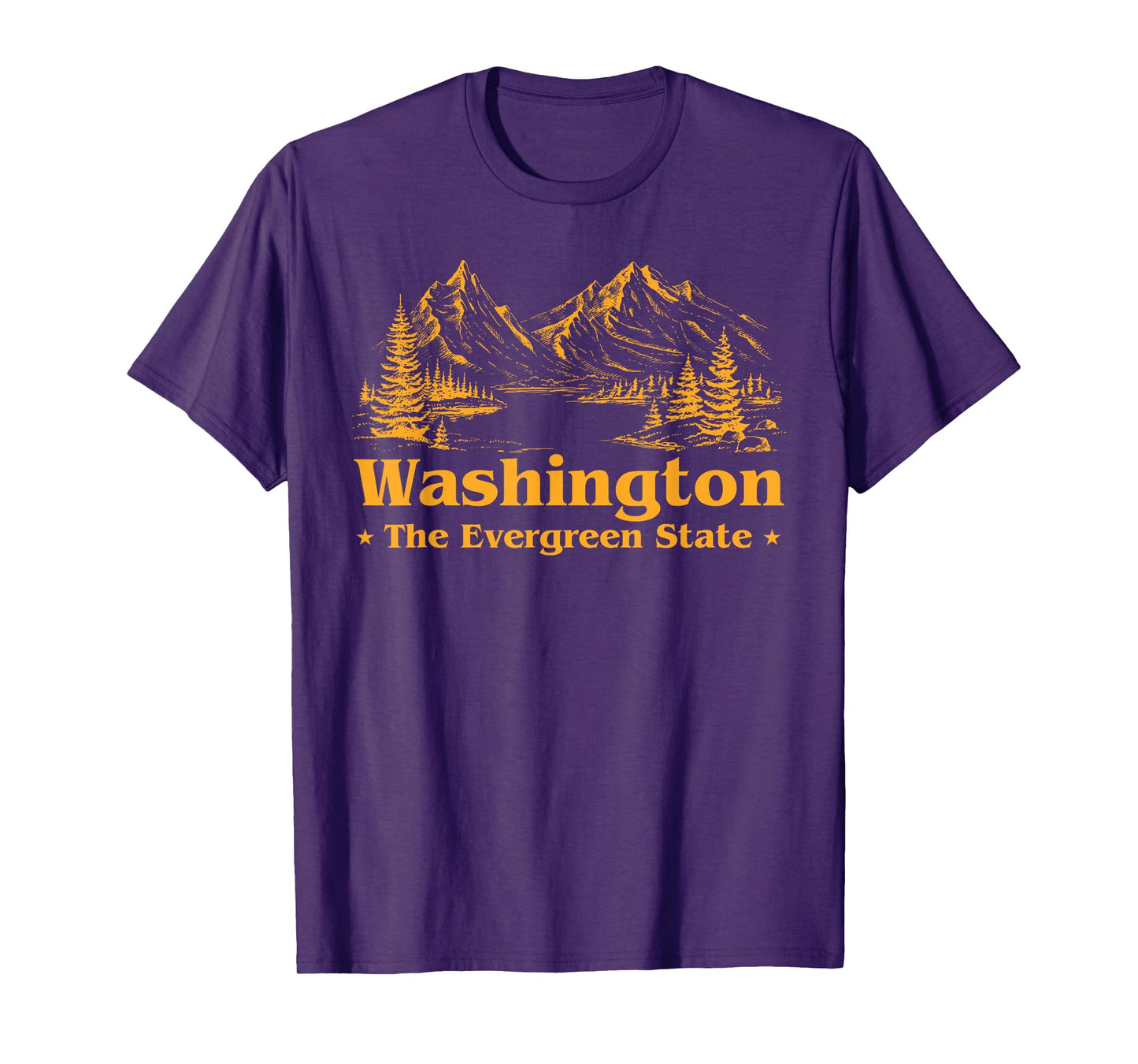 Funny Home Washington State The Evergreen State T-Shirt