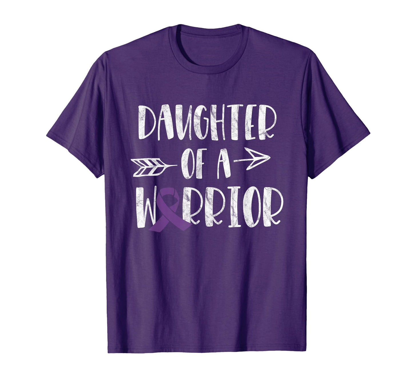 Alzheimer's Awareness Daughter Of A Warrior Dementia T-Shirt