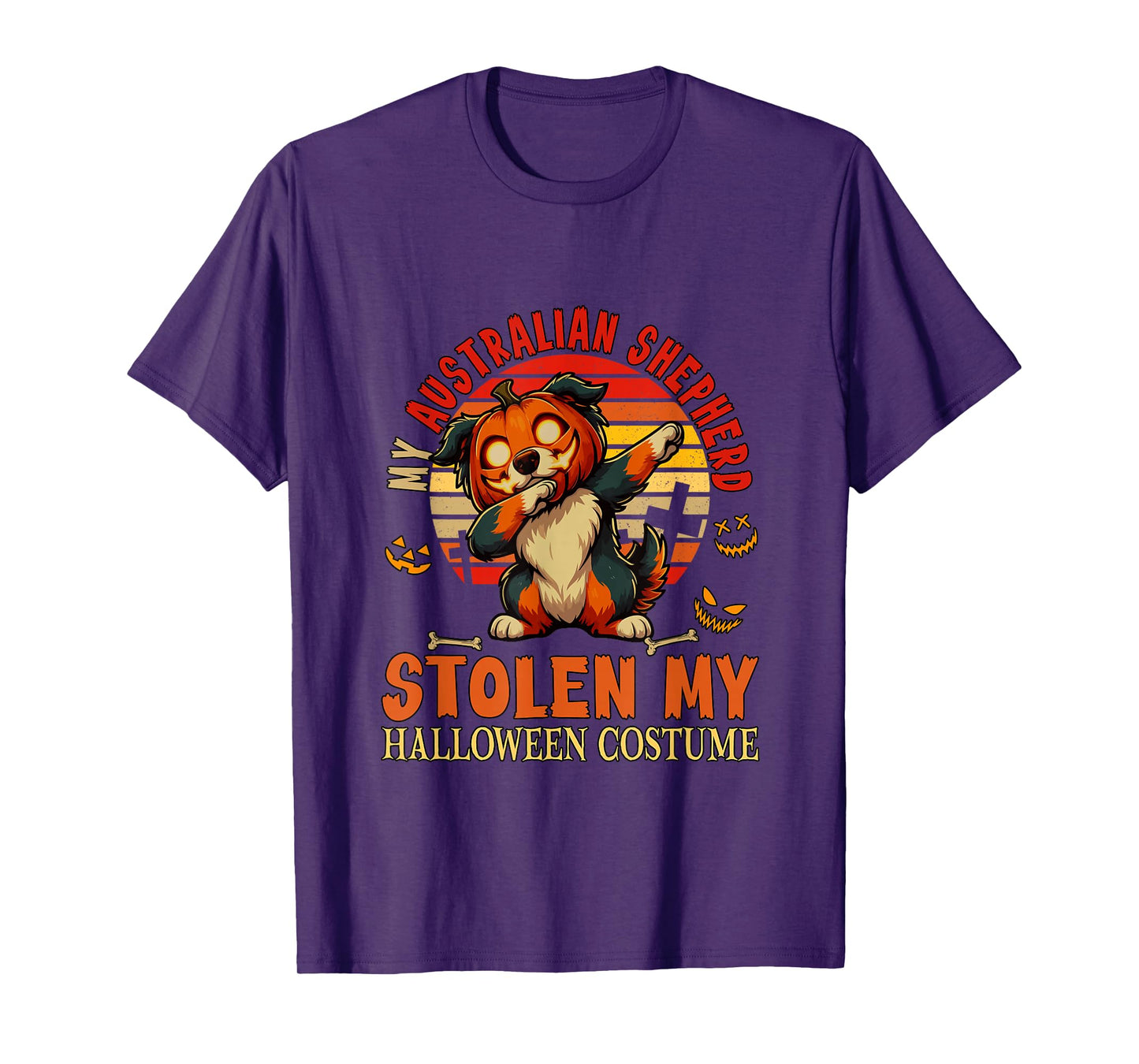 Australian Shepherd Stolen My Halloween Costume Dog Owner T-Shirt