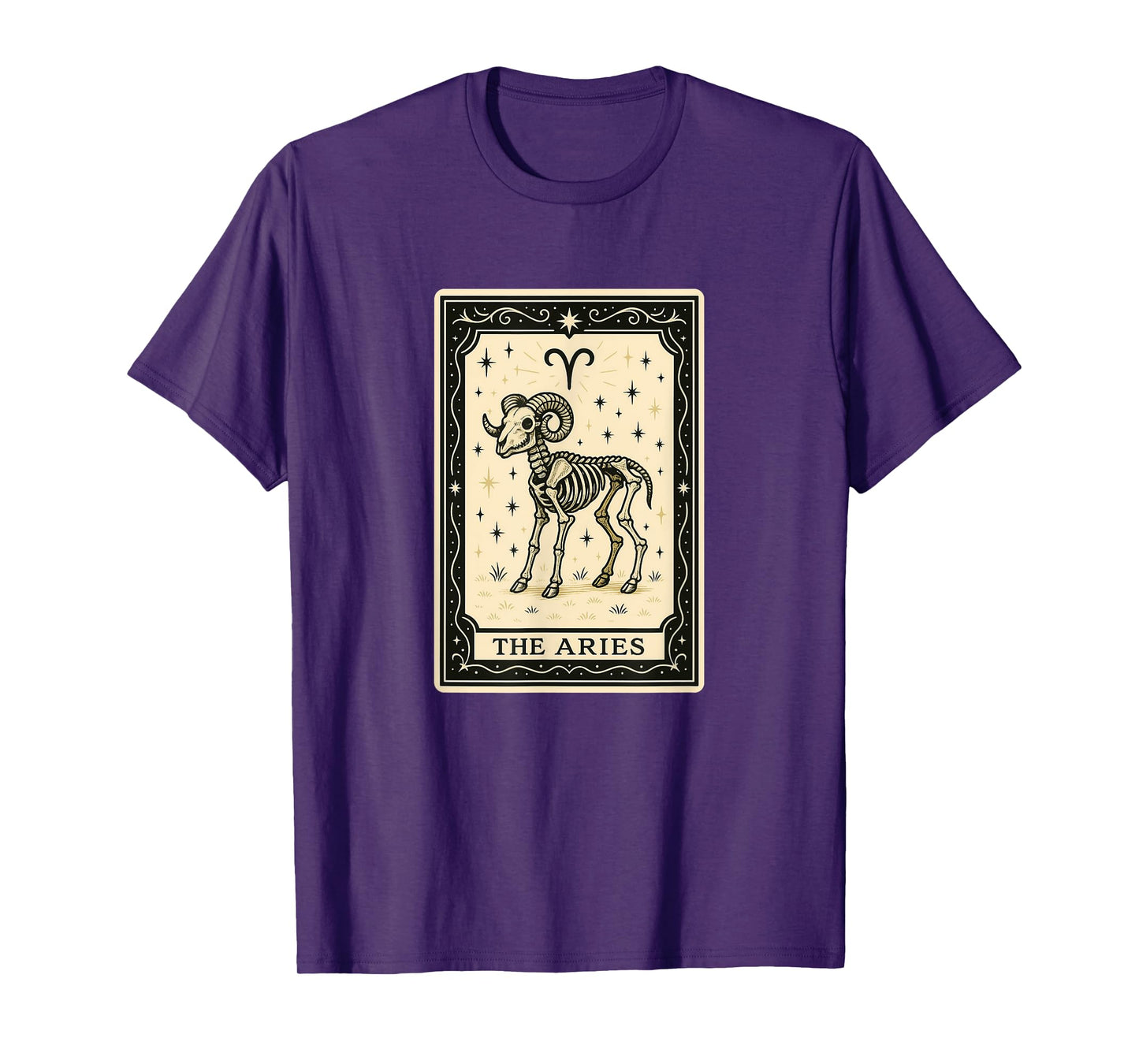 The Aires Tarot Card - Halloween Spooky Gothic Witchy T-Shirt