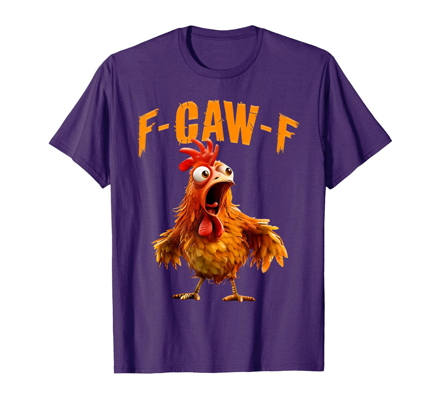 Funny F-Caw-F Chicken FCAWF Rooster Halloween Bird Crow T-Shirt
