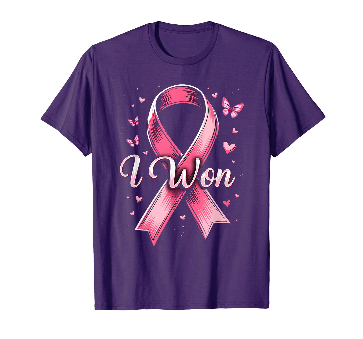 I Won Breast Cancer Awareness Breast Cancer Survivor Women T-Shirt