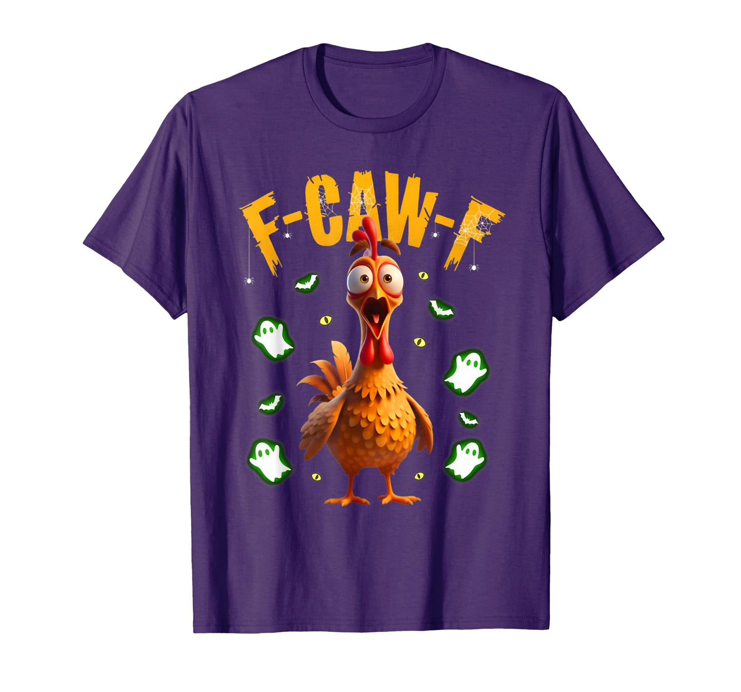 Chicken F-Caw-F Scary Halloween Costume Tee T-Shirt