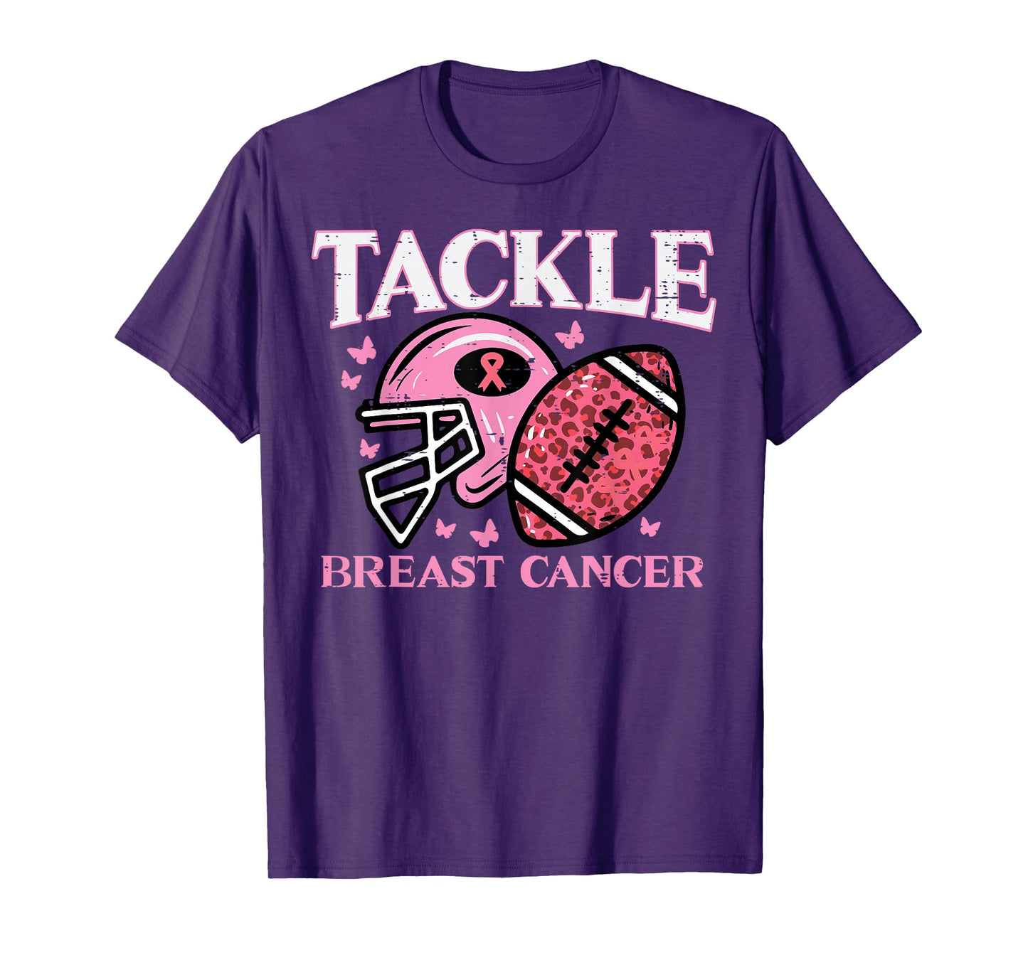 Breast Cancer American Football Awareness Men Boys Kid Women T-Shirt