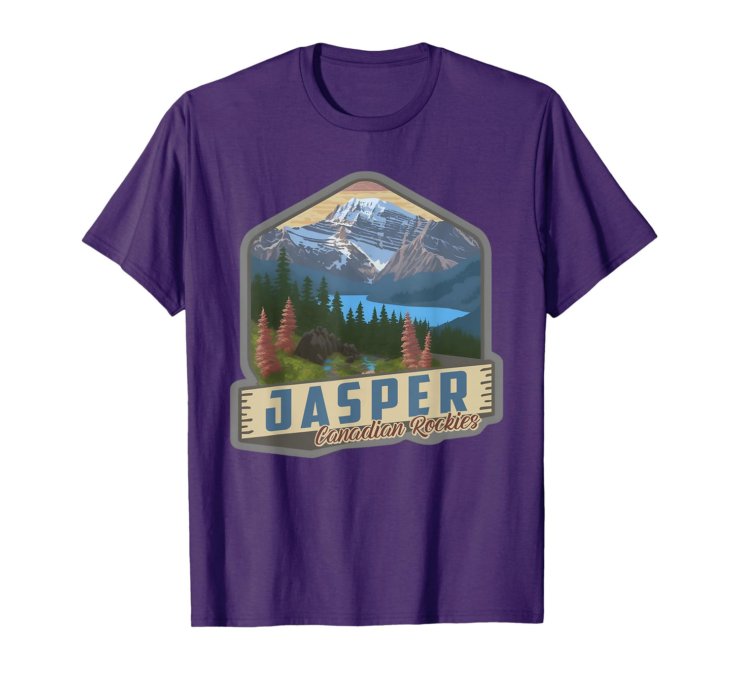 Jasper National Park Canadian Rockies US Parks Camping T-Shirt