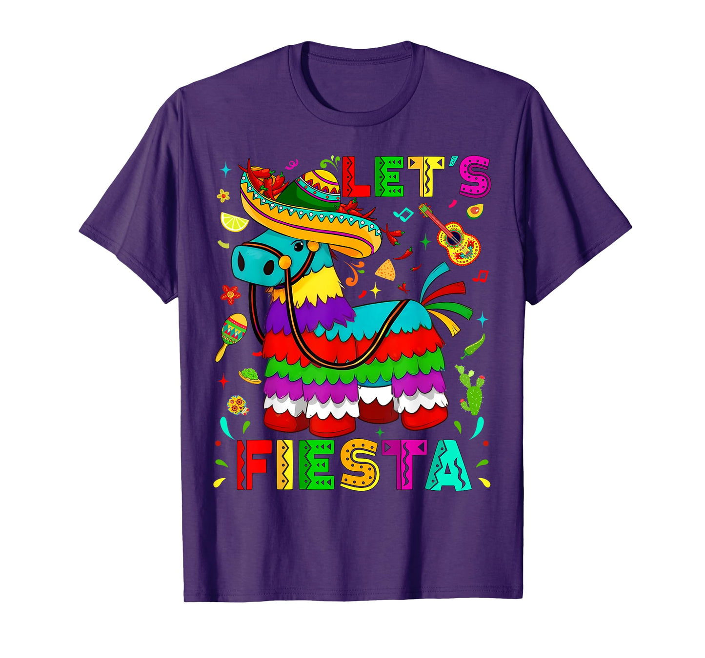 Cinco de Mayo Party Let's Fiesta Pinatas Funny Mexican Party T-Shirt