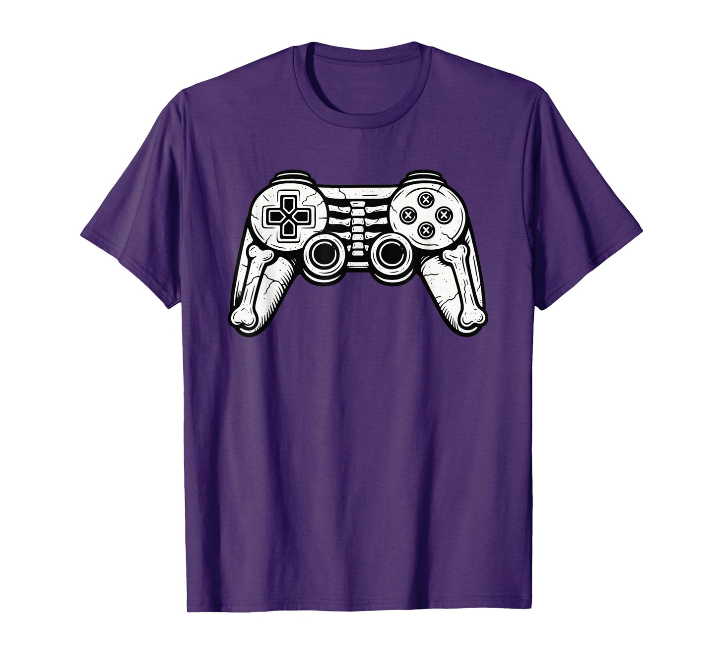 Halloween Gamer Funny Video Remote Skeleton Gamepad T-Shirt