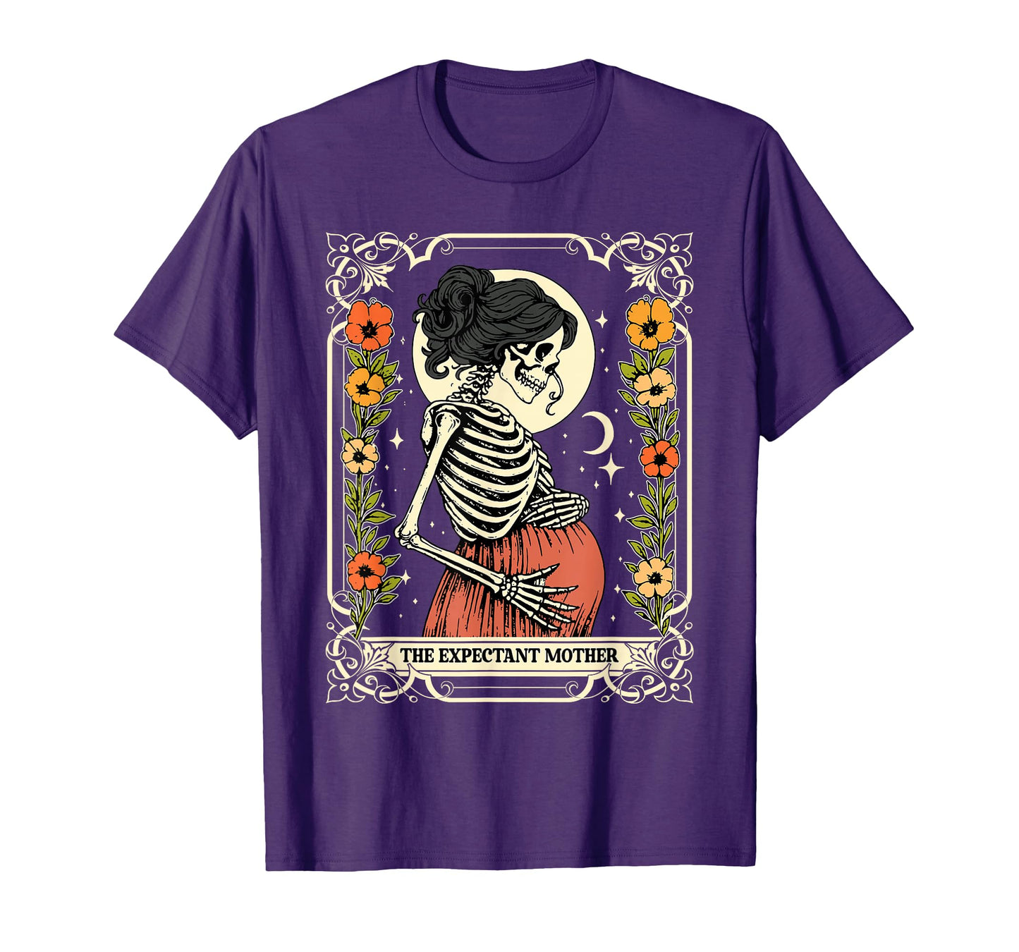The Expectant Mother Halloween Pregnancy Pregnant Spooky Mom T-Shirt