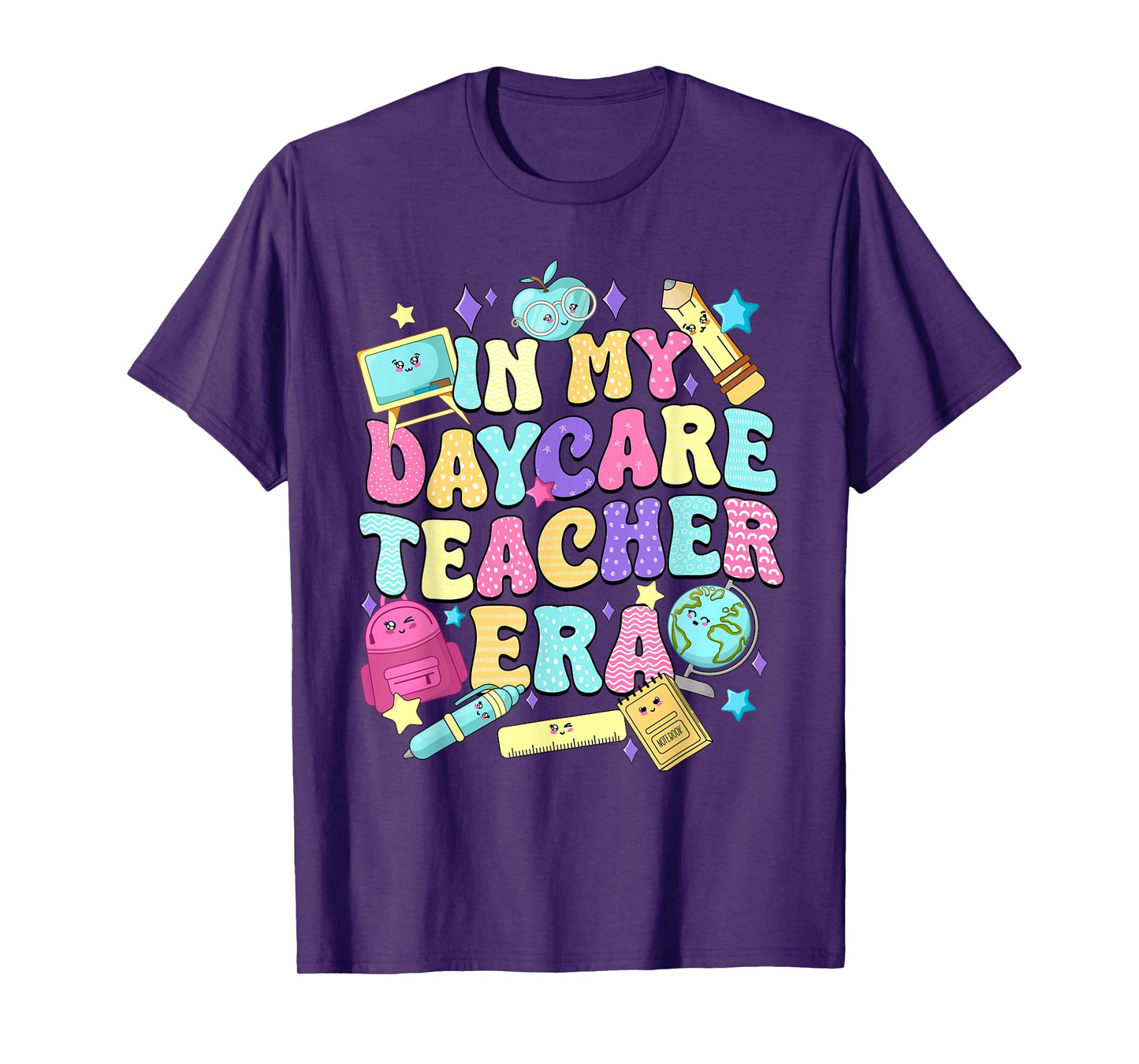 In My Daycare Teacher Era Daycare Provider Kids T-Shirt