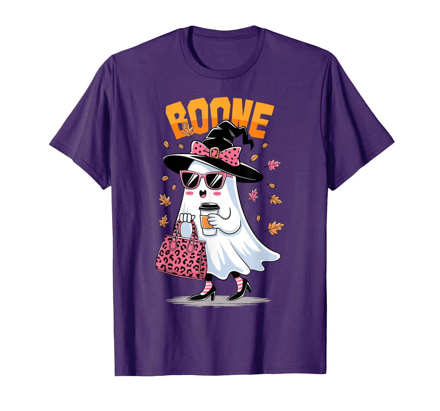 Retro Boo Boone Girls First Name Funny Halloween Ghost 2025 T-Shirt