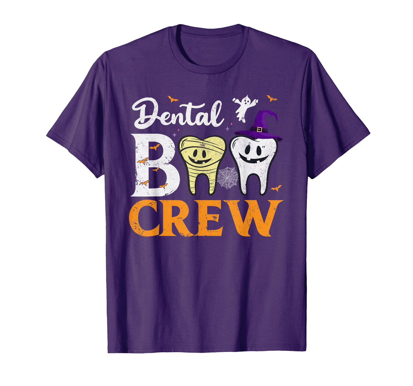 Dental Boo Crew Funny Teeth Halloween Dentist Men Women T-Shirt