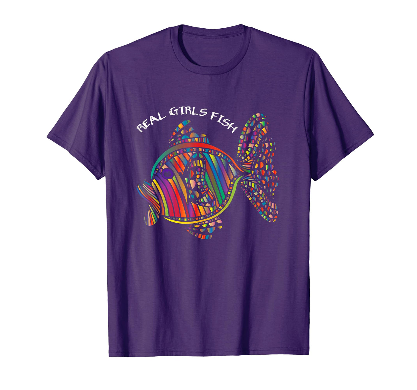 Girls Fishing Clothes Real Girls Fish T-Shirt