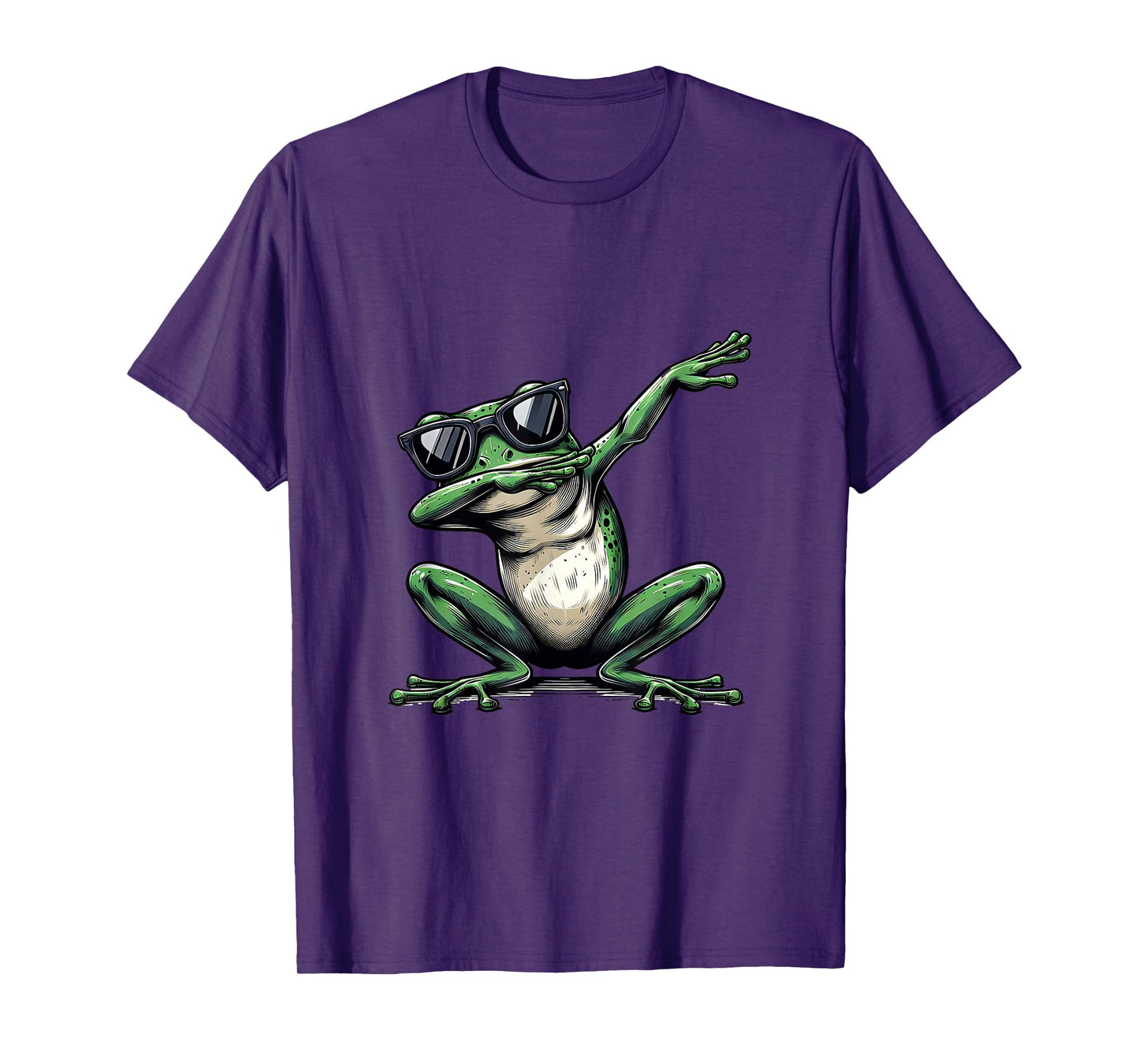 Dabbing Frog Funny Animal Dab Dance Boys Girls Kids Toddler T-Shirt