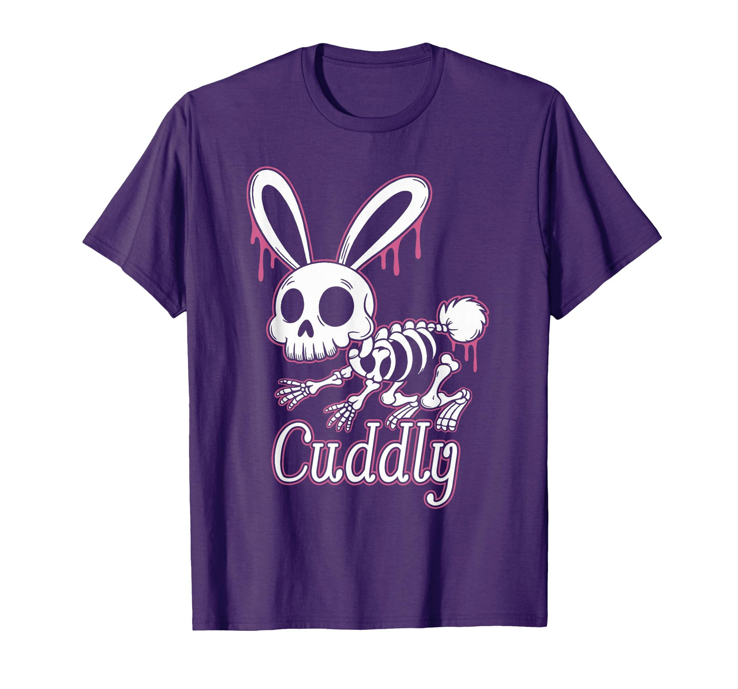 Spooky Bunny Skeleton Rabbit Halloween T-Shirt