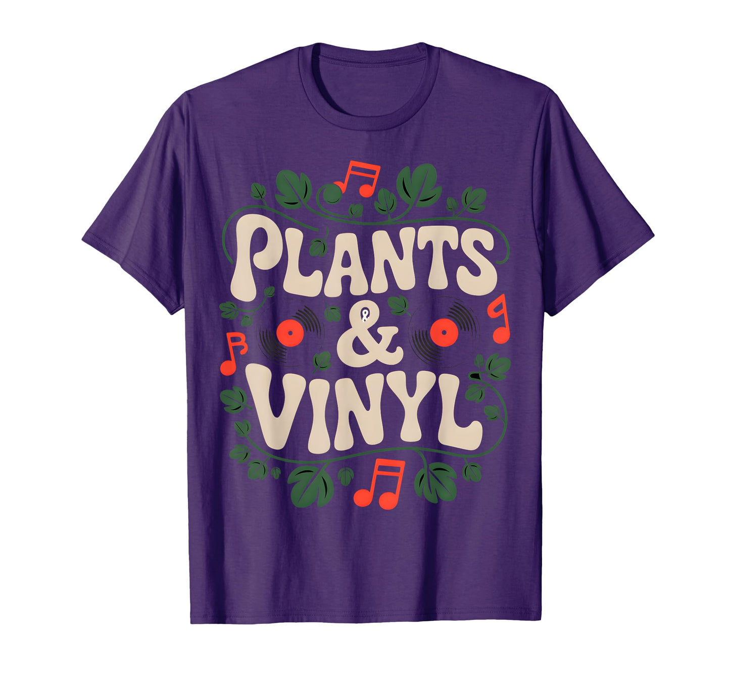 Plants Vinyl Music T-Shirt
