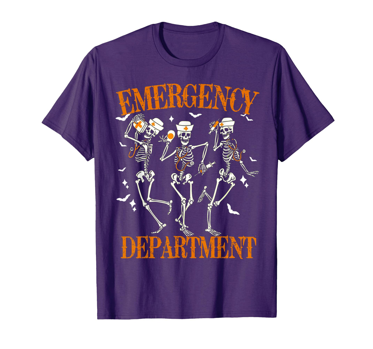 Er Nurse Funny Dancing Skeleton Emergency Department T-Shirt