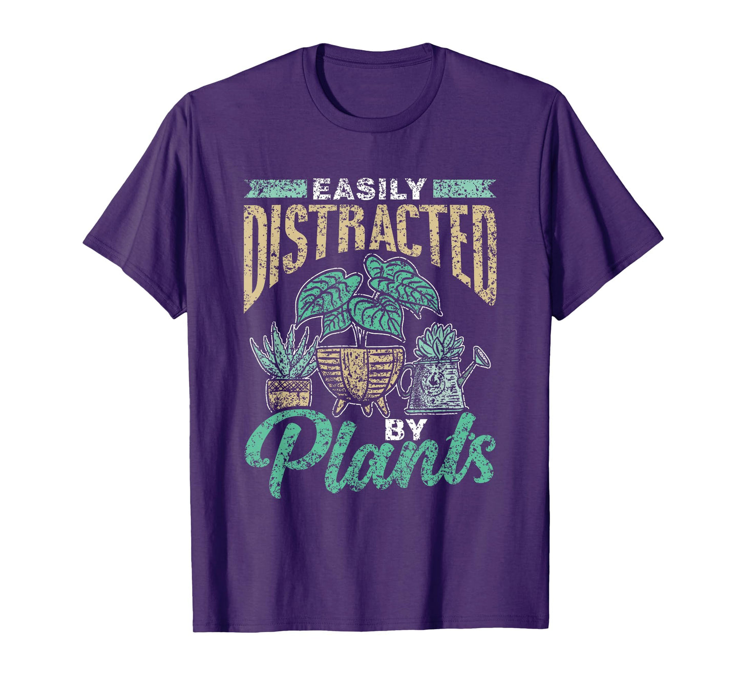 Easy to Distract by Plants Botanist Flowers Botanist T-Shirt