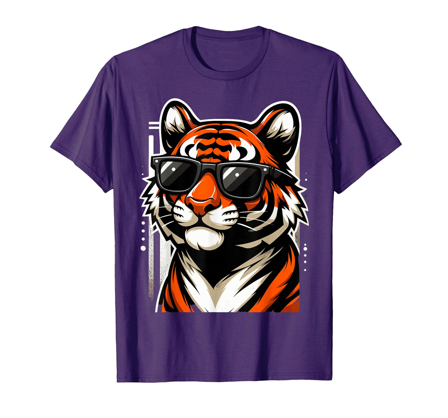 Funny Tiger with Sunglasses Wildcat Tiger T-Shirt