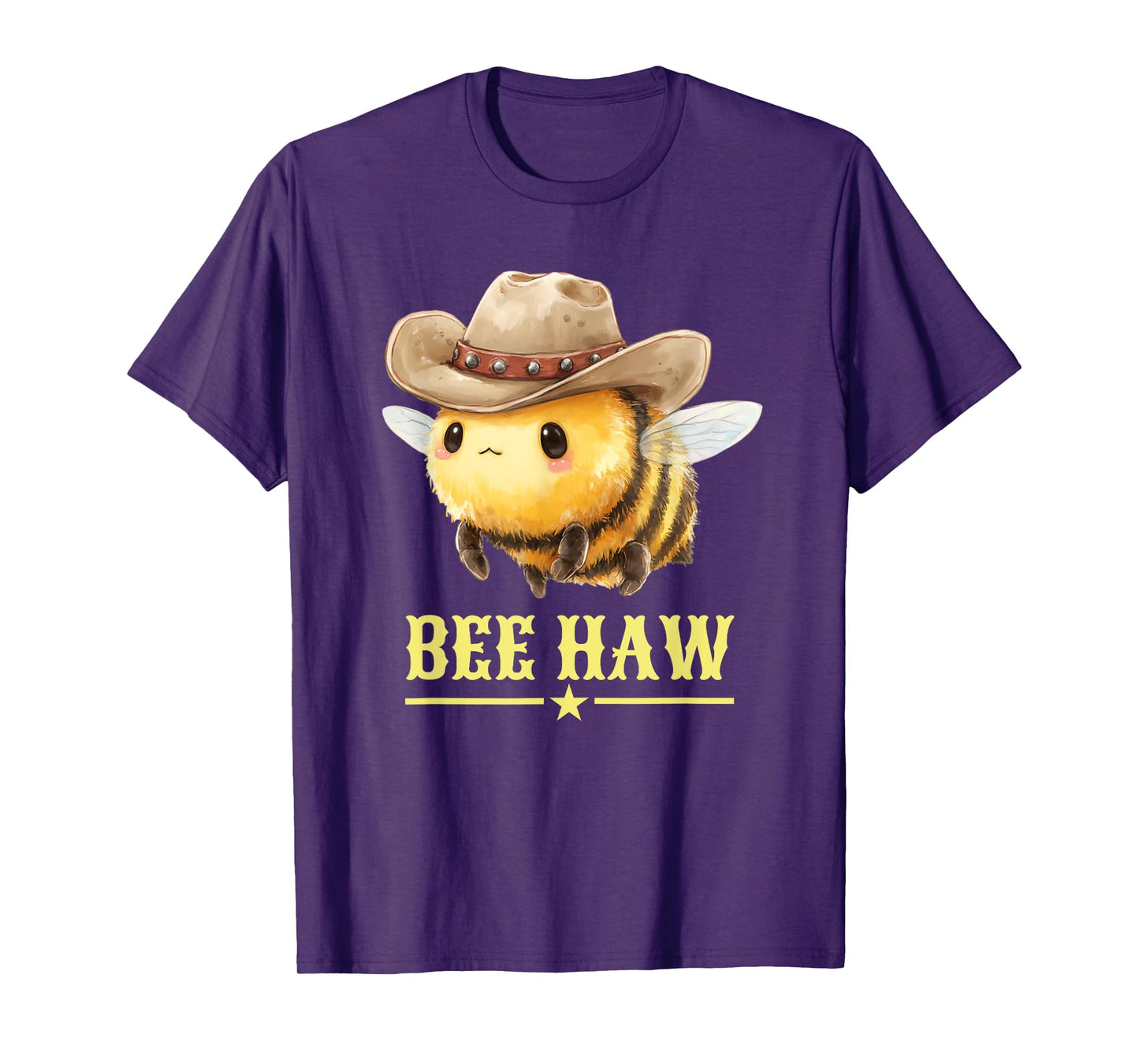 Beehaw Bee In Cowboy Hat T-Shirt