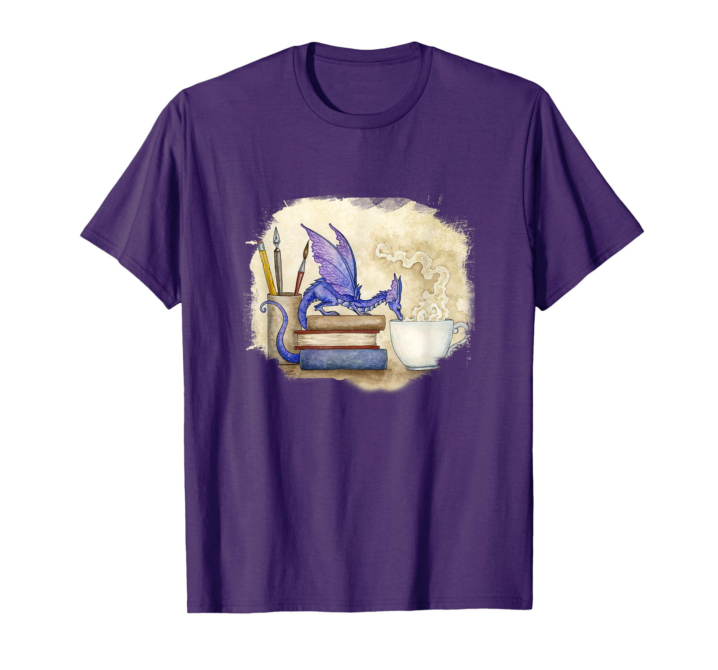 Random Galaxy Amy Brown Art Dragon Books Tea Coffee T-Shirt