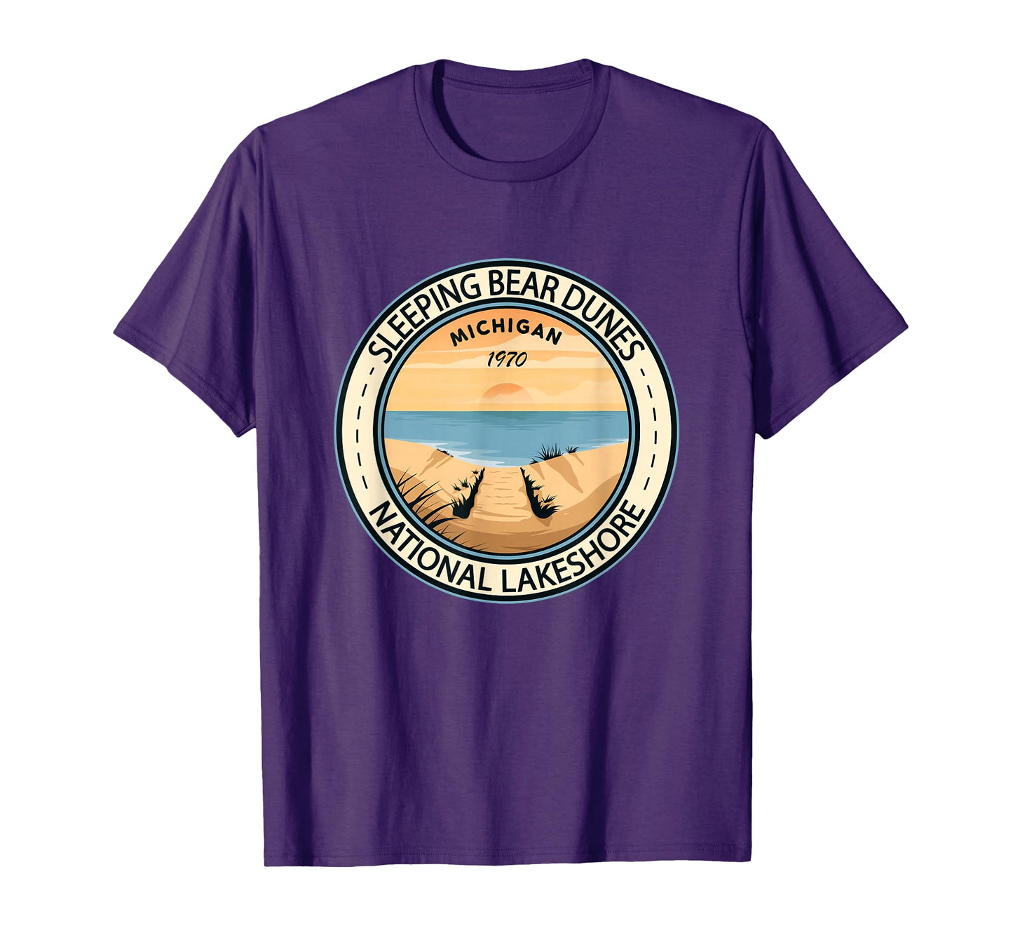 Sleeping Bear Dunes National Lakeshore Michigan Vintage T-Shirt