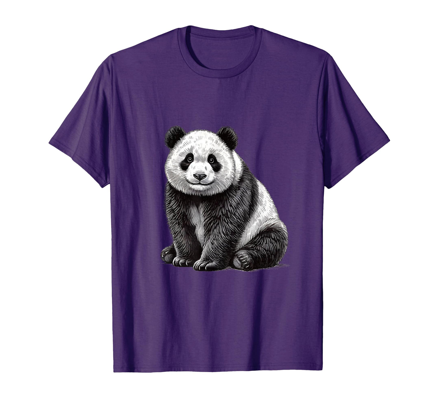 Cute Panda Illustration T-Shirt