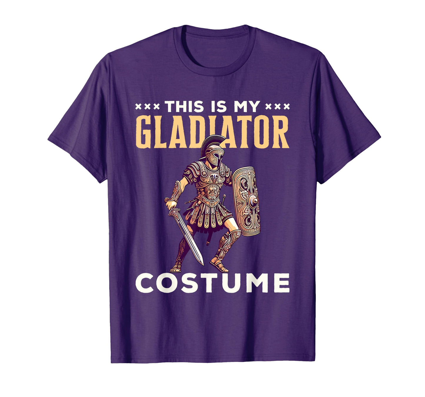 This Is My Gladiator Costume Halloween Rome Roman T-Shirt