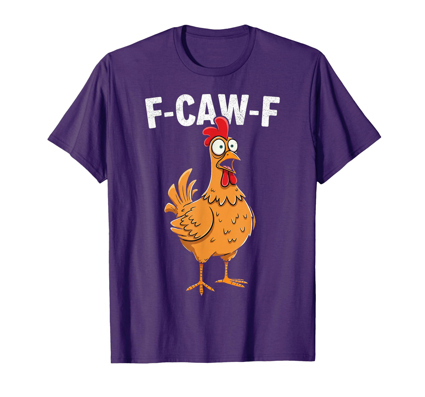 F-Caw-F Black Crow Funny Black Bird Moon Gothic Adult Humor T-Shirt