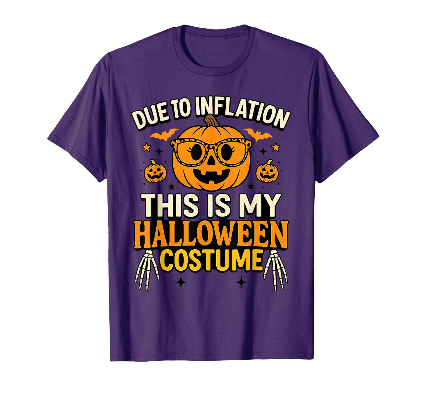 Pumpkin Funny Halloween Costume T-Shirt