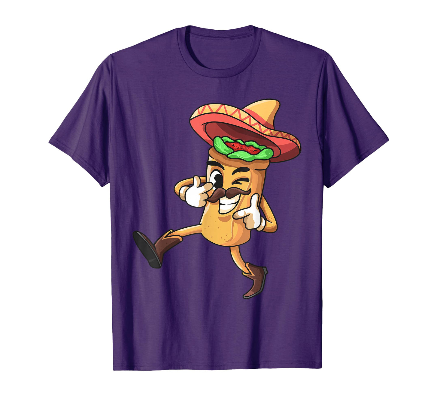 Funny Burrito Mexican | Cinco De Mayo Fiesta Costume T-Shirt