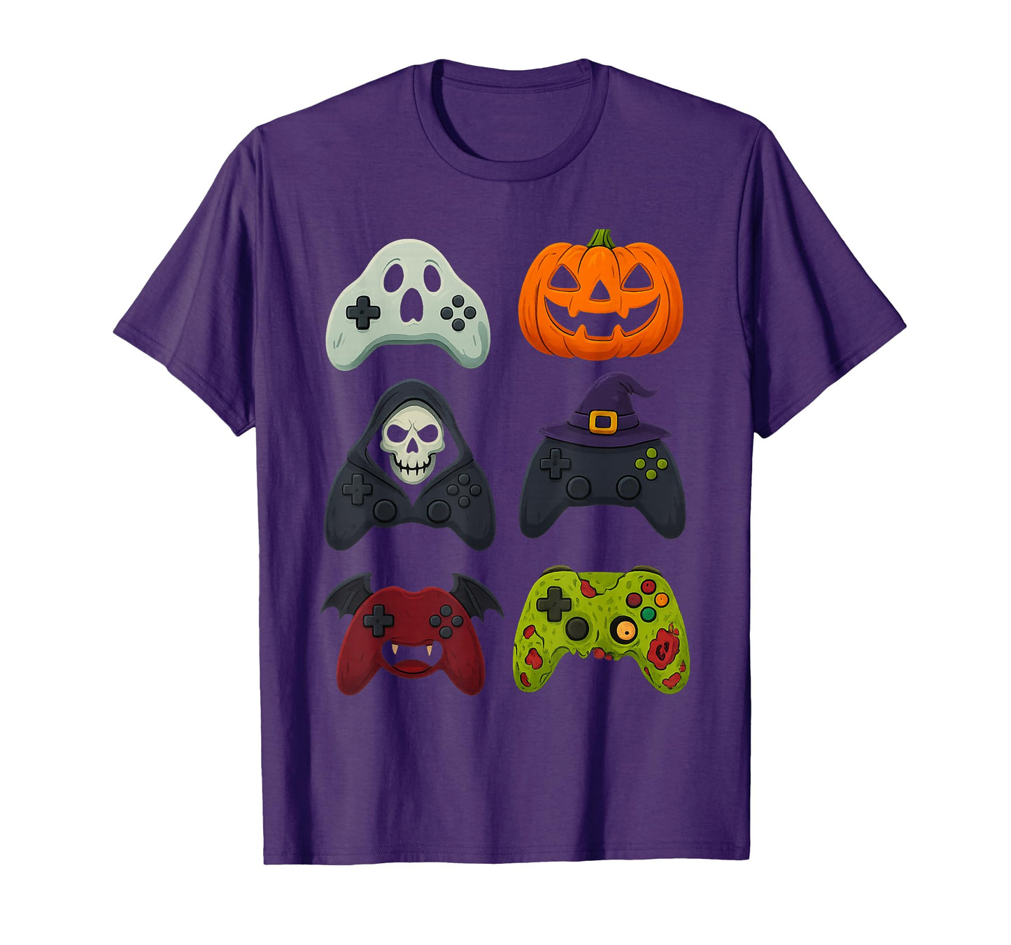 Zombie Mummy Gaming Crew Halloween Tee T-Shirt