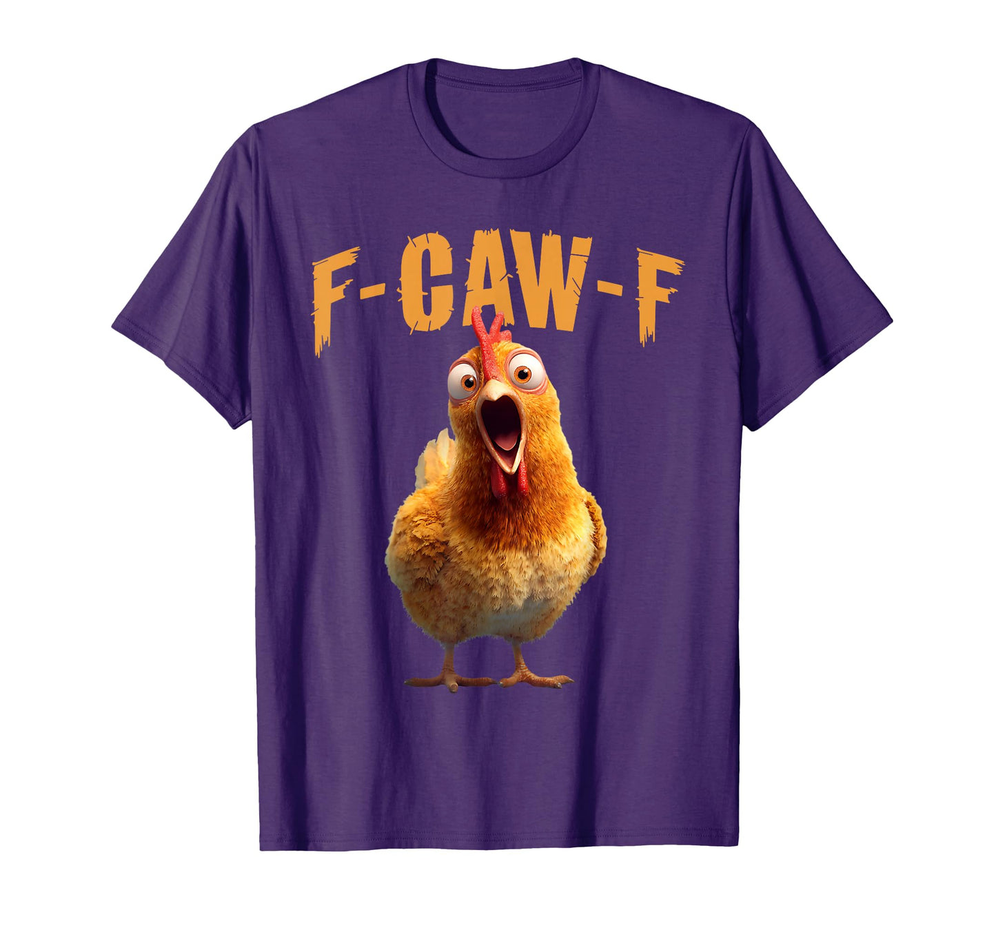 Funny F-Caw-F Chicken FCAWF Rooster Halloween Bird Crow T-Shirt