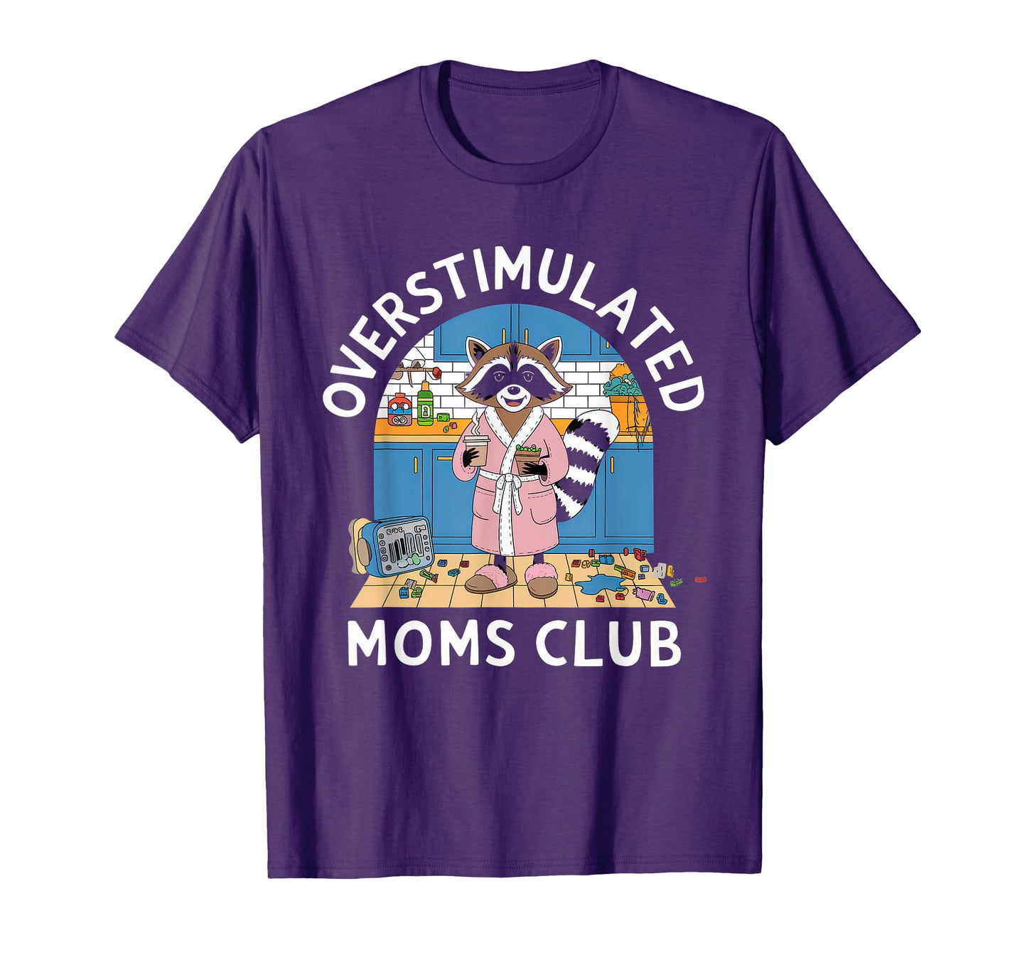 Overstimulated Moms Club Tshirt Mom Depression Mental Health T-Shirt