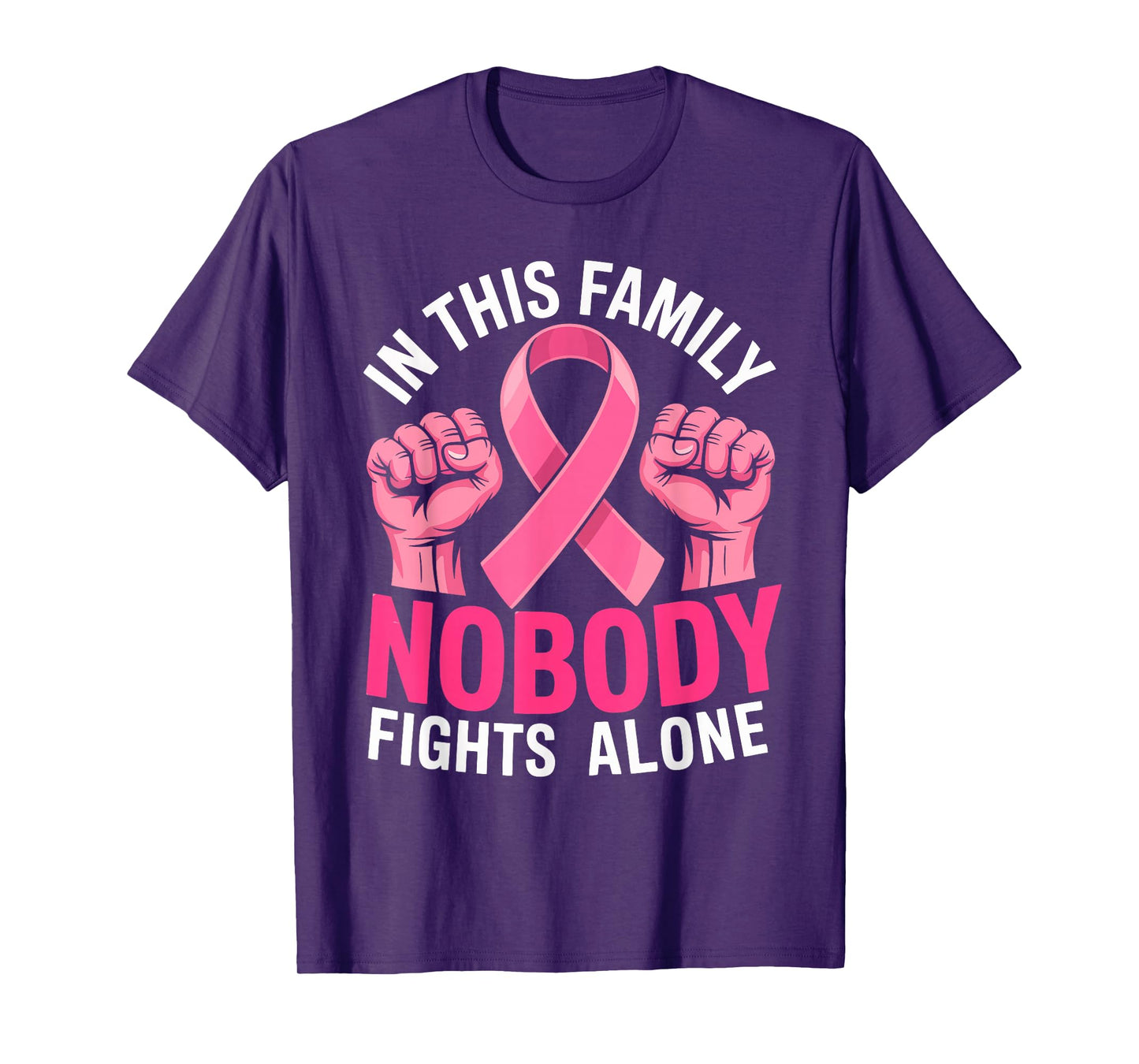 Breast Cancer Support Pink Ribbon Breast Cancer Awareness T-Shirt