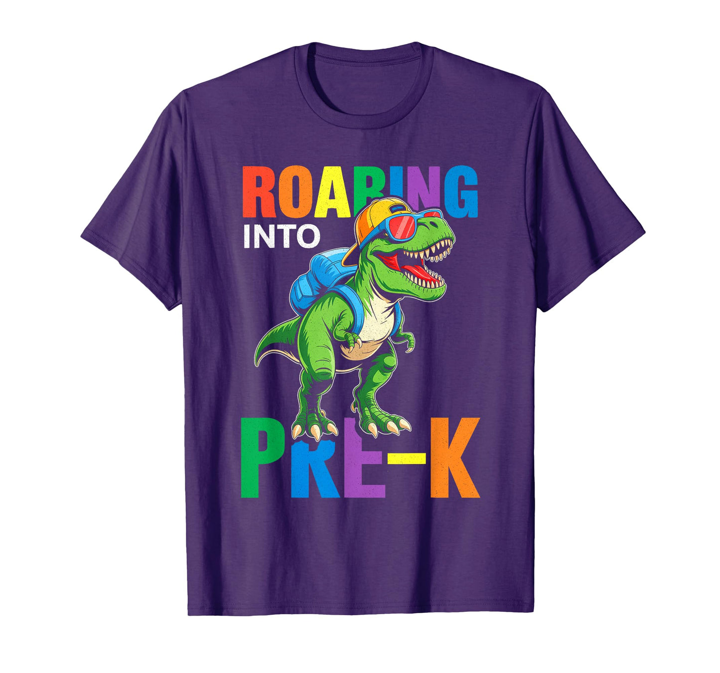 Pre-K Shirt For Boys Kids Dinosaur Back to School First Day T-Shirt