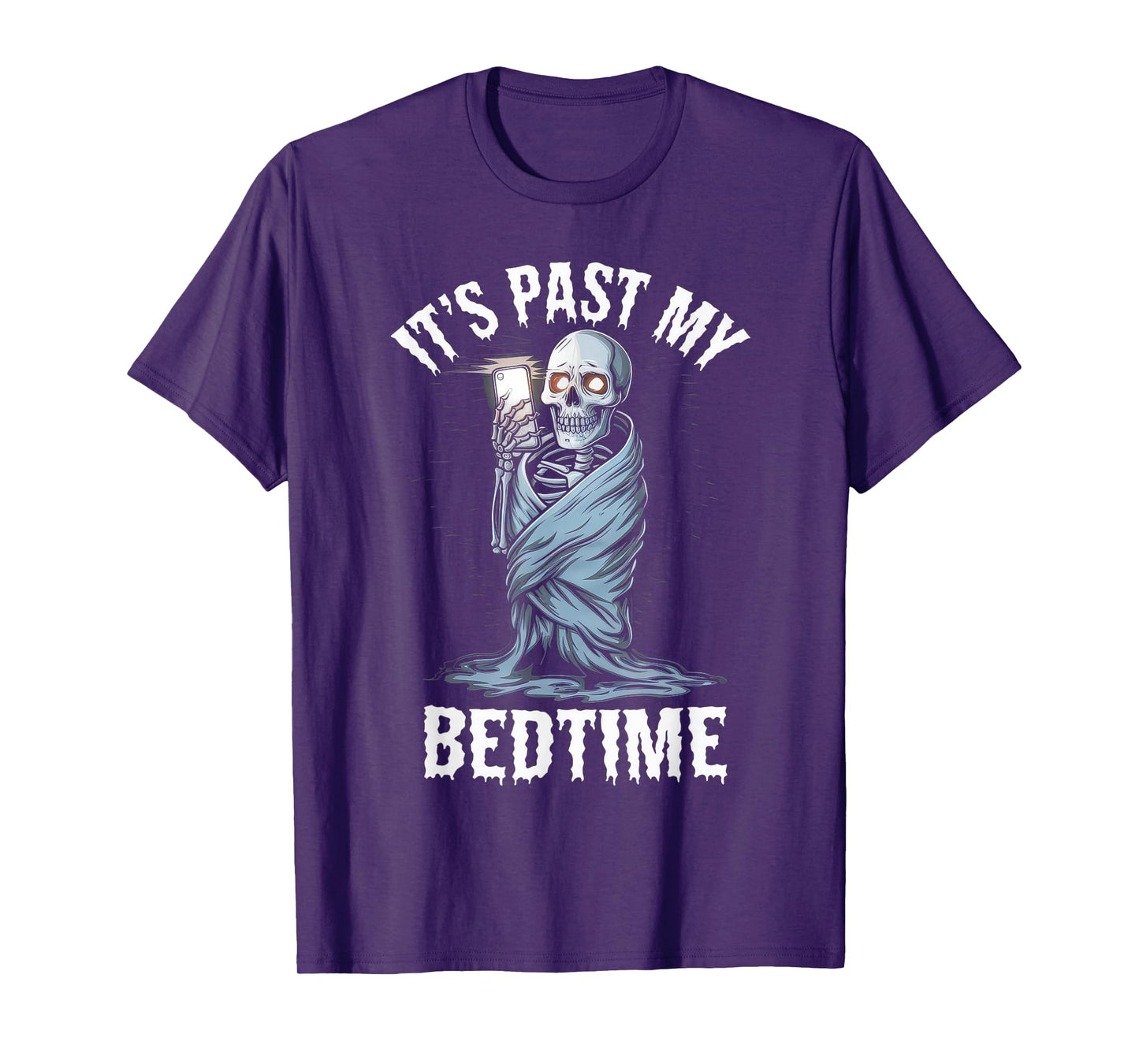 Funny Tshirt Men Humor Skeleton Meme Sarcastic Ironic Tired T-Shirt