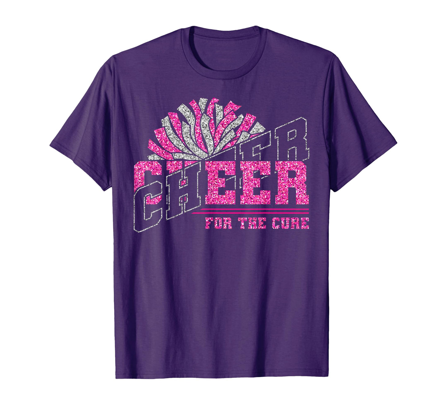 Cheer for The Cure Breast Cancer Awareness Cheer Mom Mama T-Shirt