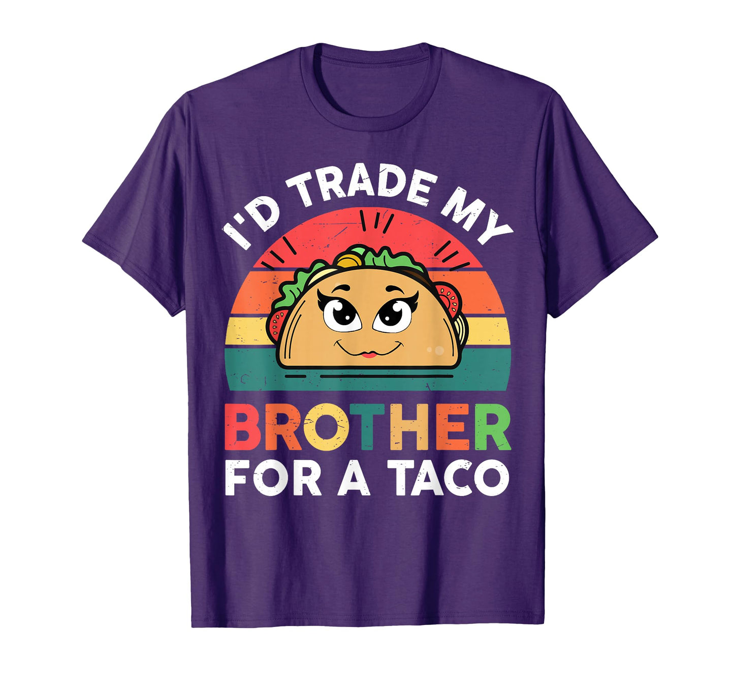 Trade Brother for Taco Cinco De Mayo Funny Mexican Girl Kids T-Shirt