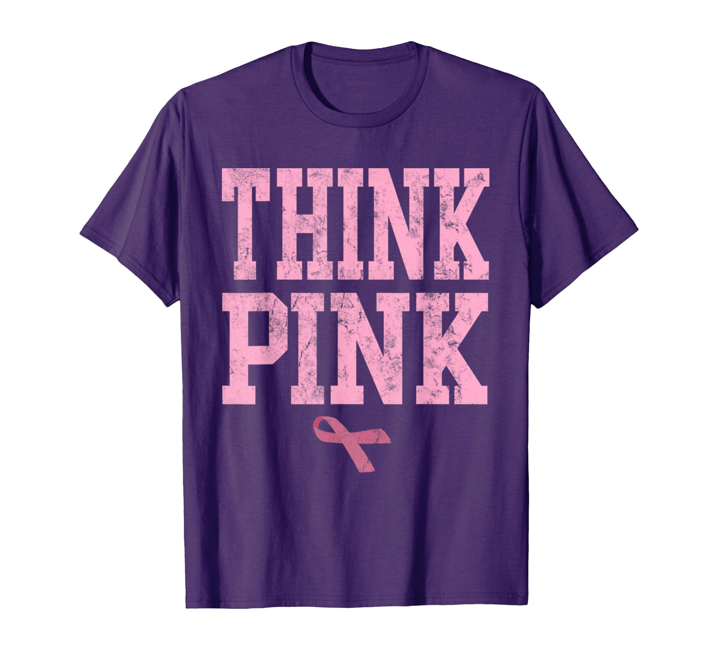 Think Pink Team Pink Breast Cancer Awareness Tshirt T-Shirt