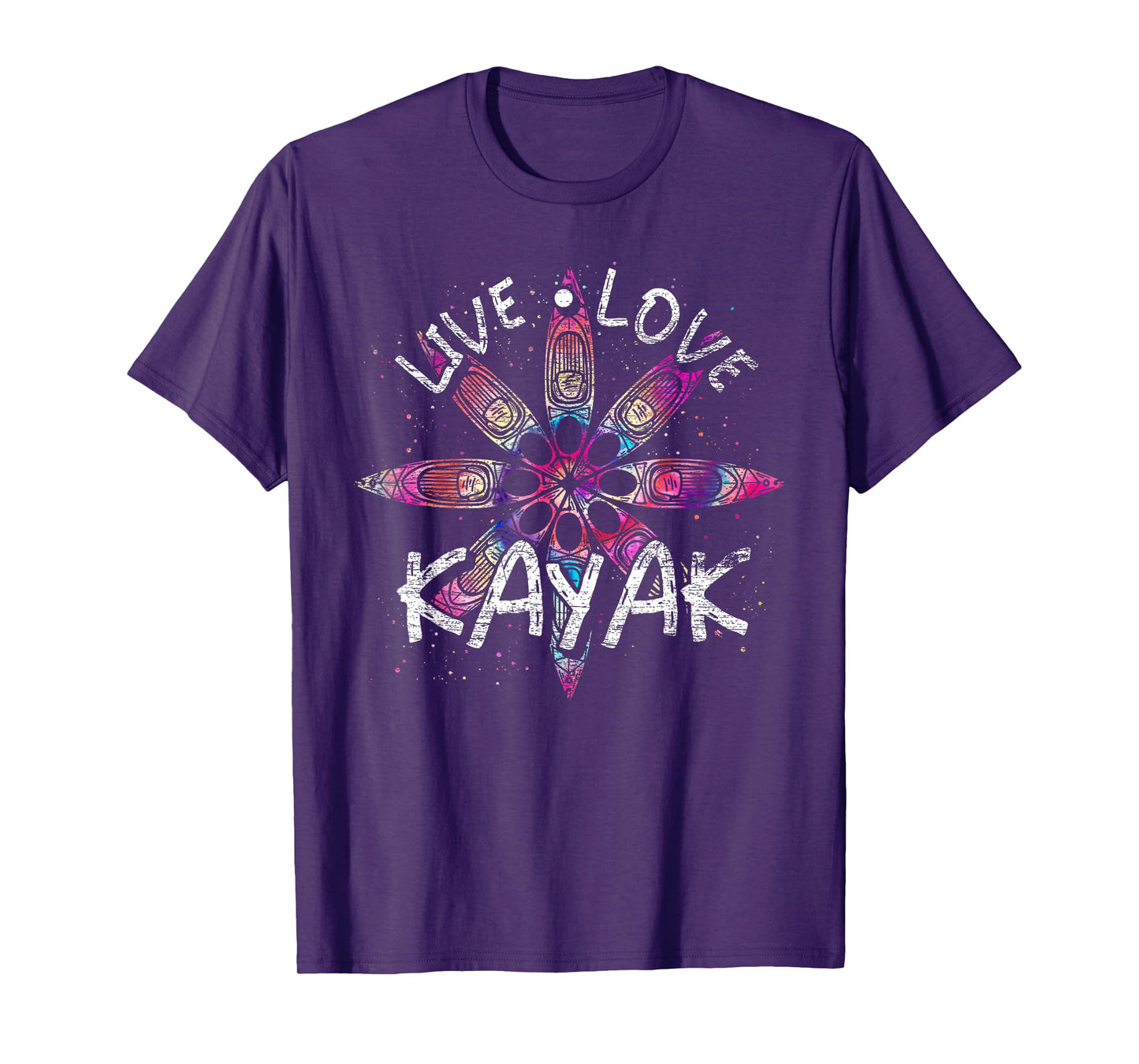 Live Love Kayak Canoeing Water Sports Outdoor Kayaking T-Shirt