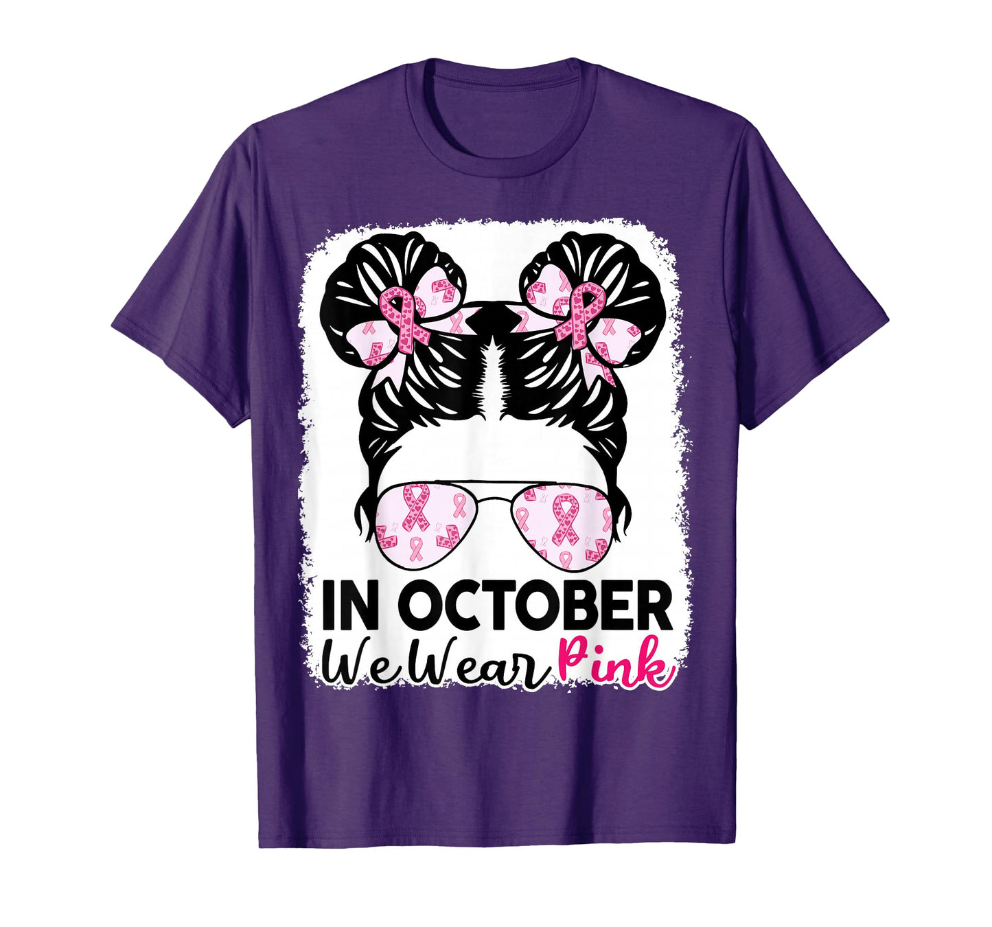 Breast Cancer Awareness October Wear Pink Kids Girl Toddler T-Shirt